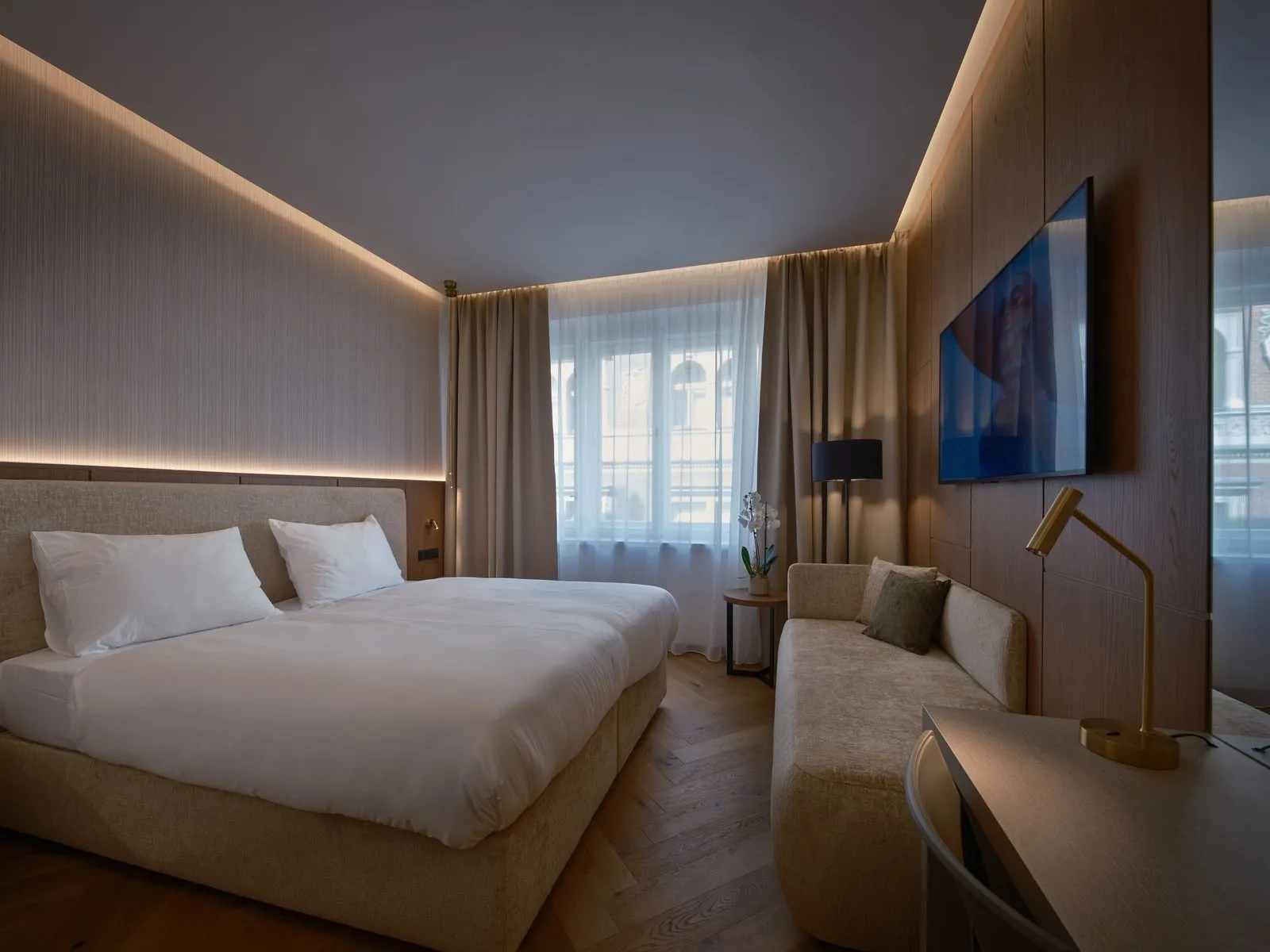 Pokoj s pohovkou – The Benedict Boutique Hotel
