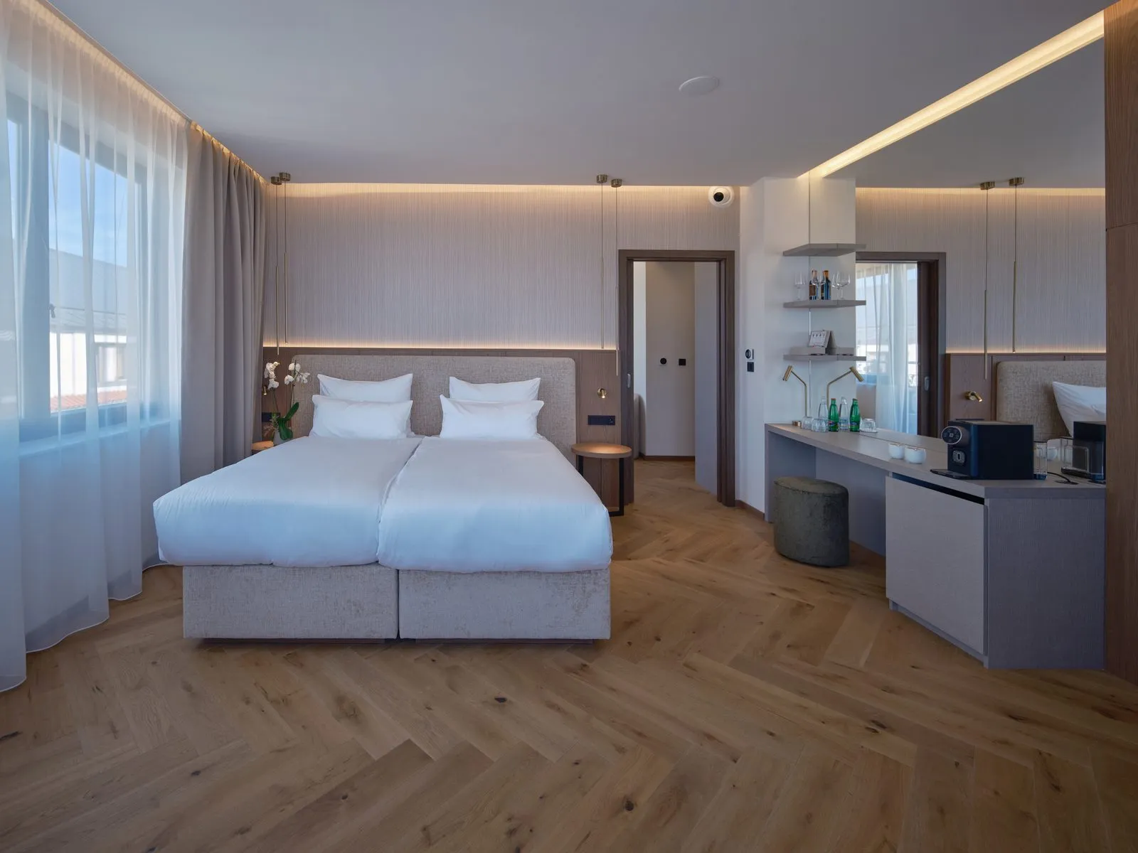 Pokoj s oddělenými lůžky – The Benedict Boutique Hotel