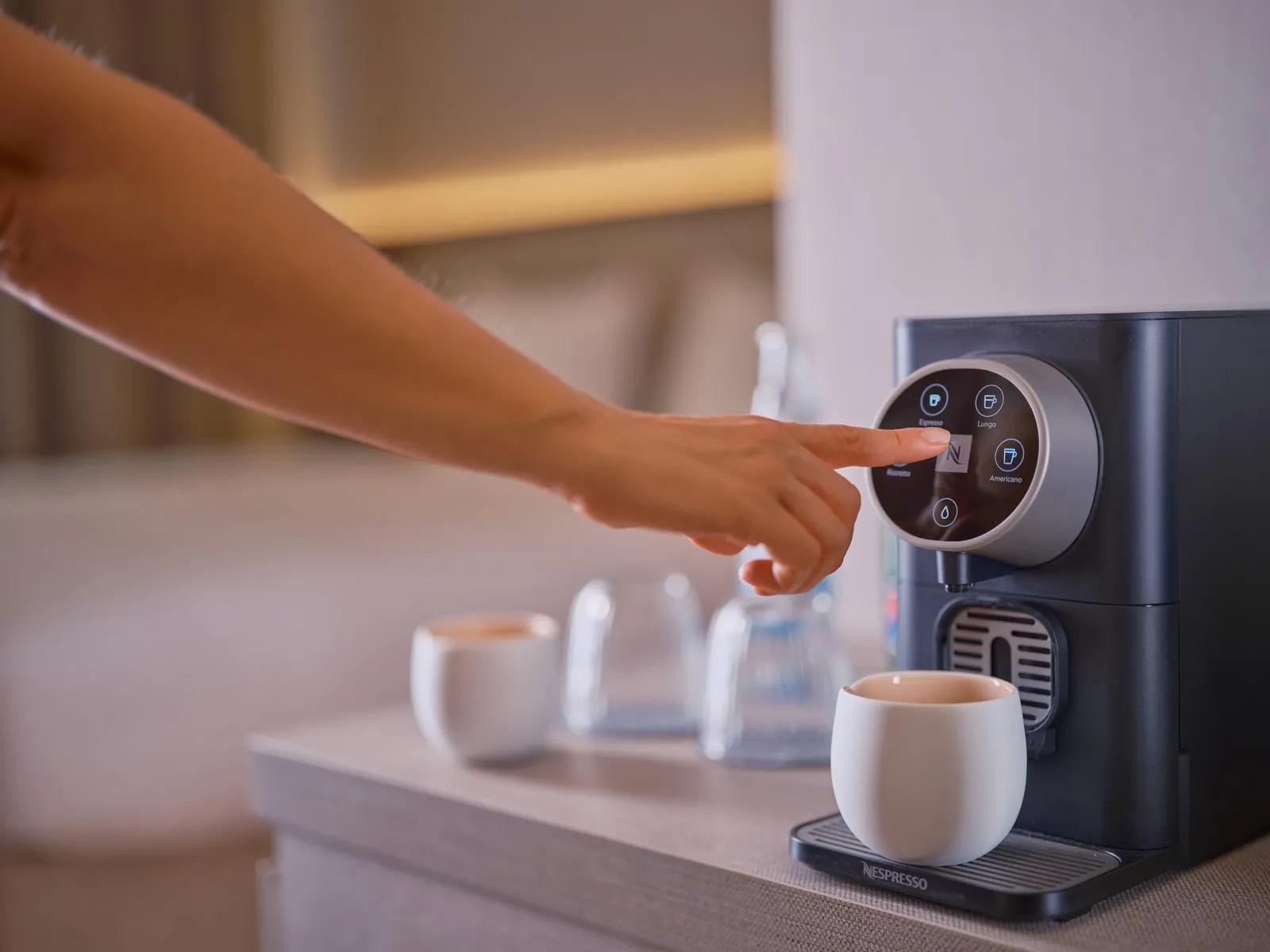 Kávovar na pokoji – The Benedict Boutique Hotel