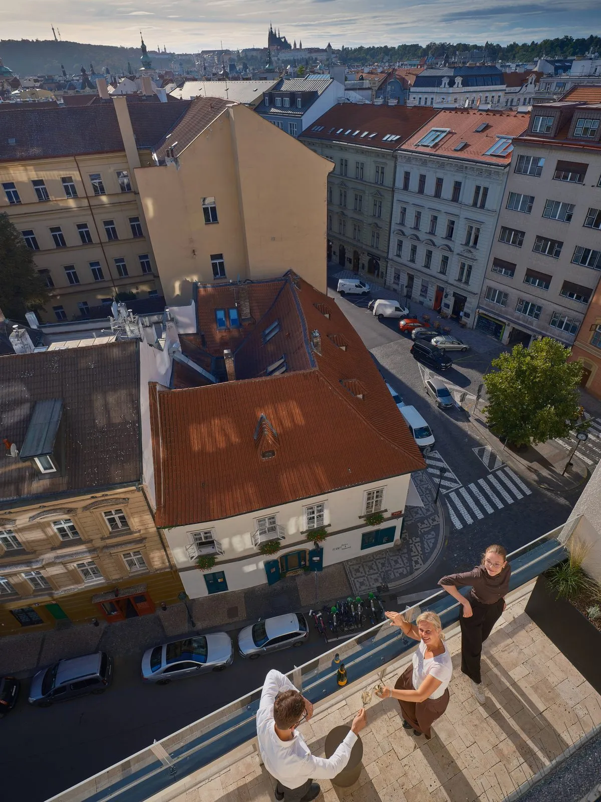 Střešní terasa – The Benedict Boutique Hotel